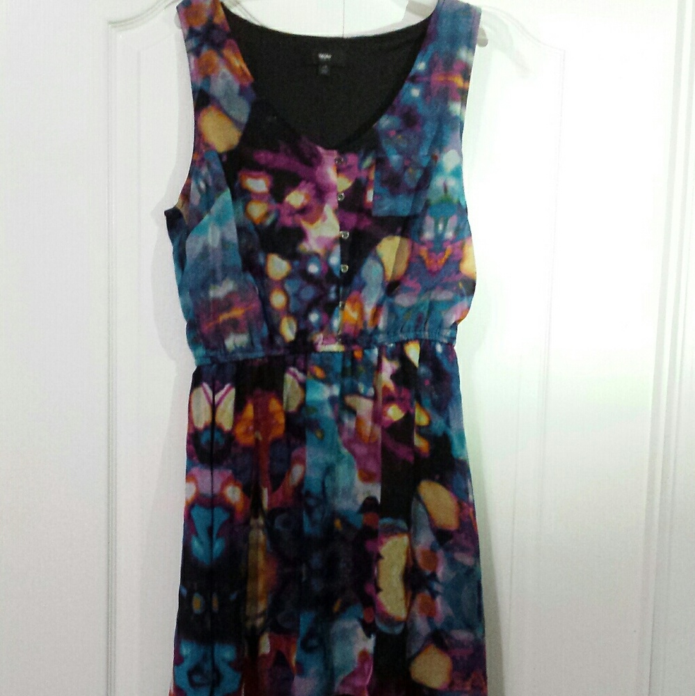 Mossimo Hi Lo Water Color Dress - Picture 7 of 7